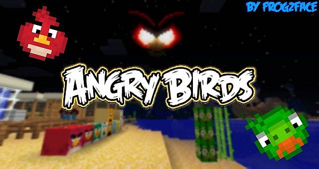 Текстура Angry Birds для Minecraft