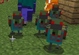 Мод Zombie Chickens для Minecraft 1.4.7